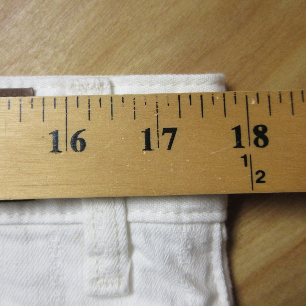 LEE HERITAGE Loose Fit Straight Leg Jeans Sz 12 White Stripe Denim Mid Rise NWT - Picture 12 of 15
